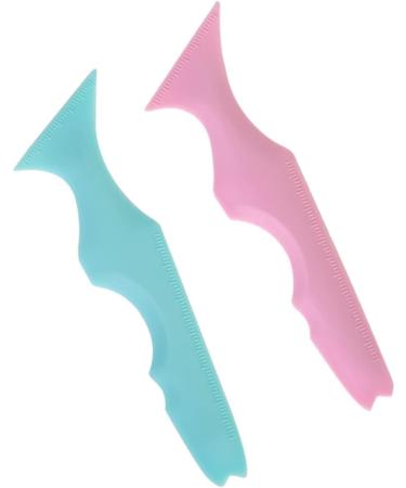 FOMIYES 10 Pcs Silicone Beauty Ruler Eyeliner Pencil Silicone Eyeliner Stencils Eyebrow Guide Stencils Bevel - Buy Online on GoSupps.com