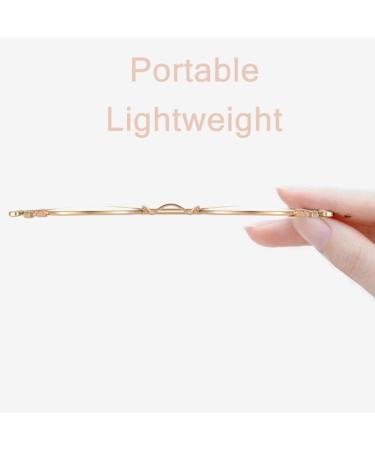 NYASAA Stylish Metal Frame Reading Glasses for Women - Lightweight 3.00x Blue Light Blocking Anti-Fatigue Computer Readers - Gold Finish - Buy Online on GoSupps.com