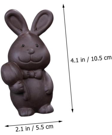 Alipis 2pcs Tea Pet Ornament Rabbit Purple Clay Ceramics - Buy Online on GoSupps.com