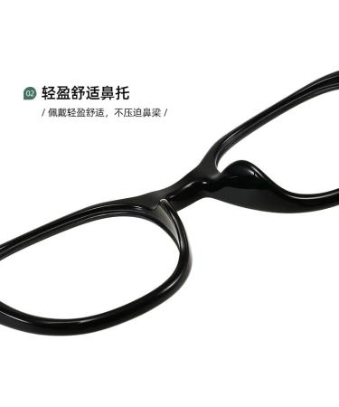 SERONI Retro Oval TR90 Blue Light Blocking Glasses for Men & Women - Anti-UV Computer Reading Glasses 49mm Clear Lenses - Buy Online on GoSupps.com