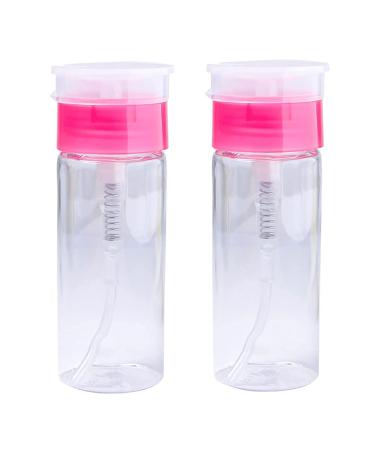 2pcs 100ml Nail Polish Remover Pump Dispenser Push Down Cleanser Bottle Nail Polish Remover Liquid Container for Makeup Remover Nail Art, BK-10N68 - Buy Online on GoSupps.com