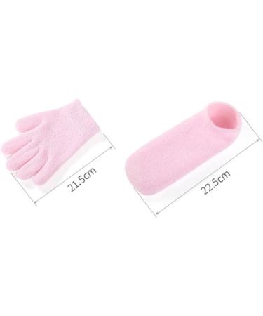 Beaupretty 1 Pair Women s Slippers Wicking Socks Silicone Gel Pantumblas De Mujer Silk Socks Replacement Heels for Boots Foot Moisturizing Socks Pink Miss Invisible Socks Non-Slip 22.5*8cm - Buy Online on GoSupps.com