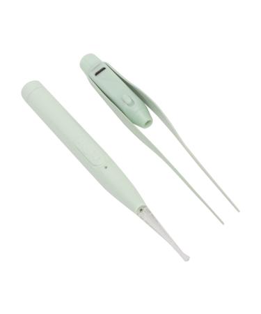 Kids Earwax Removal Kit Kids Ear Cleaner Kit Soft Spoon LED Light for Travel