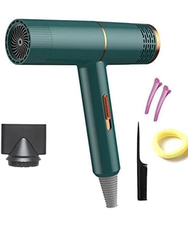 Professional Hair Dryer Infrared Negative Ionic Blow Dryer Hot&Cold Wind Salon Hair Styler Tool Hair Electric Blow Drier Blower (Type 1 Green) - Buy Online on GoSupps.com