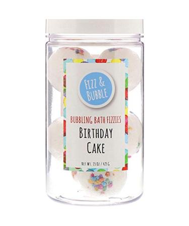 Fizz & Bubble Bubbling Bath Fizzies Birthday Cake 15 oz (425 g)