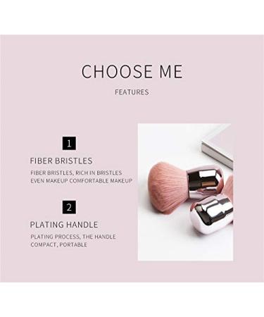 Tenmon Foundation Kabuki Brush - Blush & Concealer Brushes Set for Valentine's Day (Pink) - Buy Online on GoSupps.com