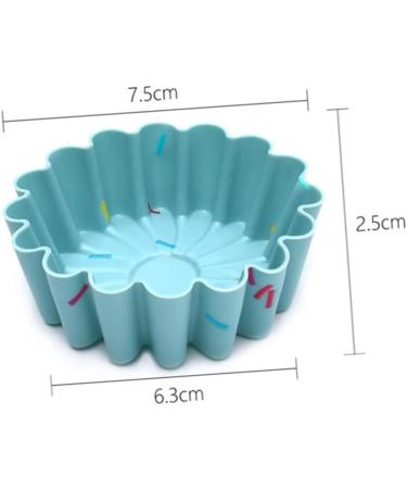 Ciieeo 36 Pcs Silicone Muffin Cup Baking Trays Reusable Baking Molds Soap Wrapping Paper Reusable Muffin Cups Exquisite Biscuit Molds Cupcake Covers Mini Delicate Baking Tools Silica Gel 7.5X6.3CMx3pcs - Buy Online on GoSupps.com