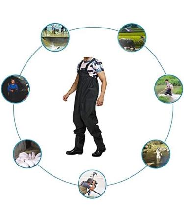 Buy ISO TRADE Waders Size 40-46 | Fishing Trousers with Boots for Pond Fishing - Size 44 - Buy Online on GoSupps.com