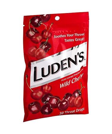 Ludens Throat Drops Wild Cherry 30 Count Wild Cherry 30 Count