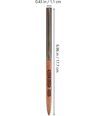 Beavorty Nail Art Liner Brush 6mm Nail Gel Polish Painting Brush Thin Nail Art Dotting Drawing Pen Manicure Tool Accessories - Buy Online on GoSupps.com