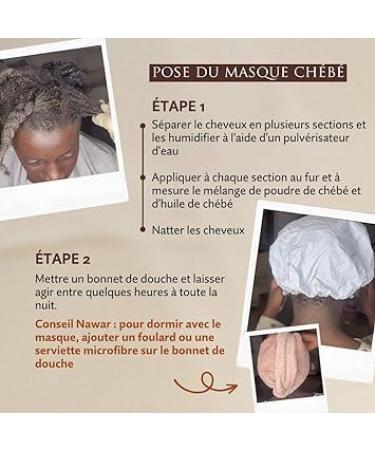 100% natural shea and beeswax chebe butter -NAWAR- 100 g intensive leave-in treatment against breakage of frizzy hair helps maintain length promotes growth - Buy Online on GoSupps.com