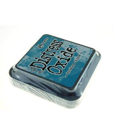 Ranger Distress Oxide Ink Pad - Broken China (Blue) | 7.5 x 7.5 x 1.9 cm | International Shipping Available - Buy Online on GoSupps.com
