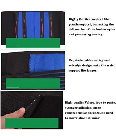 Buy Back Support Belt for Pain Relief & Injury Prevention - Sciatica Spinal Stenosis Lumbar Support | XXXL Black - Buy Online on GoSupps.com