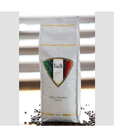 Caffe Torelli Perla Bianca espresso premium gourmet coffee beans 1kg