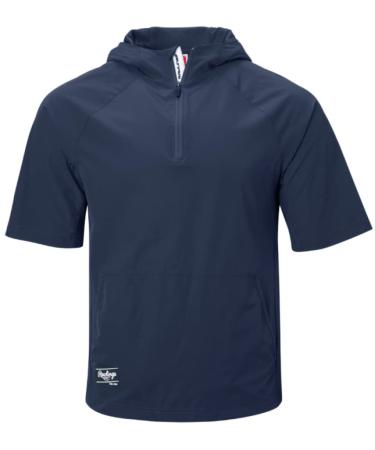 Rawlings Boys' Colorsync Short Sleeve Jacket Youth Navy Small