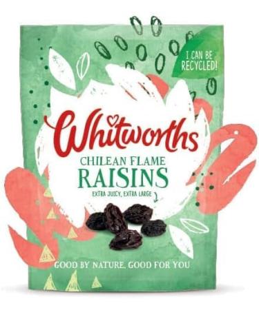 Whitworths | Jumbo Flame Raisins (300gX2) | Partially Rehydrated Raisins | Extra Juicy Extra Large | Source of Fibre! | Suitable for Vegans - Buy Online on GoSupps.com