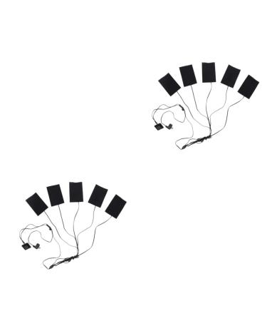 Homsfou tank tops 2 pieces 5 1 heated vest heating cushion Warming pillow made of fabric pad heater pillow a twox2pcs for five muscle shirt 2x2pcs