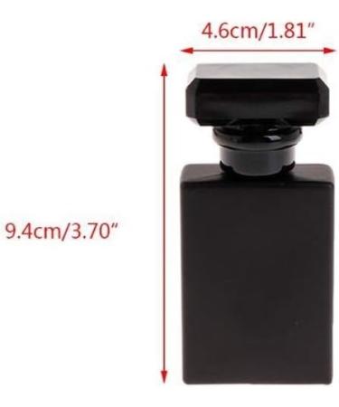 30ml Mini Black PET Spray Bottle - Refillable Travel Atomizer for Perfume & Cosmetics - Portable Empty Glass Applicator - Buy Online on GoSupps.com