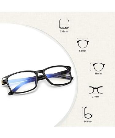 Vecien Blue Light Filter Glasses - Anti-UV400 Computer & Gaming Eyewear for Men & Women (2-Pack C2+C3) - Anti-Reflective Prescription-Free - Buy Online on GoSupps.com