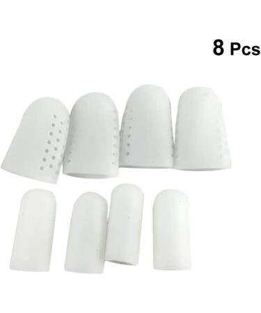 Healifty 16 Pcs Toe Tubes Corn Protectors - Silicone Gel Sleeves for Toe Corns - Breathable Toe Caps for Pain Relief - Buy Online on GoSupps.com