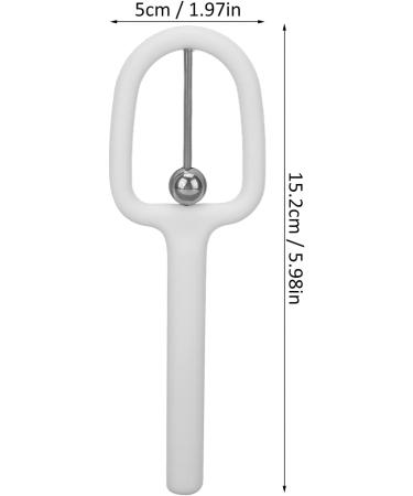 Brrnoo Tongue-Tip Exercise Device | Alloy Tongue Training & Mouth Muscle Trainer (White) - Improve Oral Skills & Fitness - Buy Online on GoSupps.com