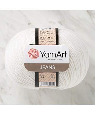 55% Cotton 45% Acrylic YarnArt Jeans Sport Yarn 1 Skein/Ball 50 gr 174 yds (1) - Buy Online on GoSupps.com