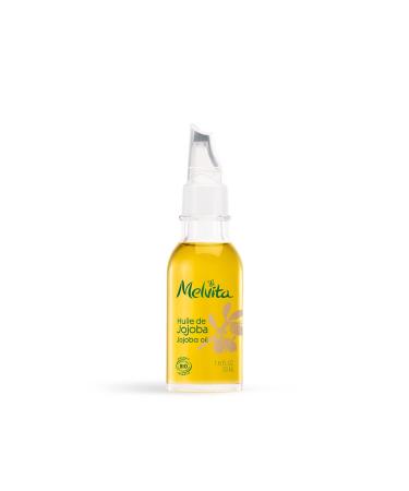 Melvita Organic Jojoba Oil Moisturising and Soothing 100% Natural Organic Certified Vegan Bottle 50 ml - Buy Online on GoSupps.com