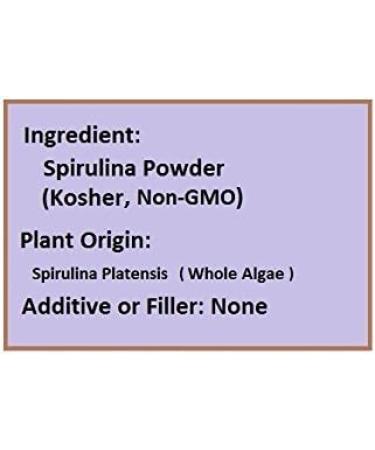 100% Pure Spirulina Powder Fresh Energy Non-Irradiated (1000 Grams (2.2 lb)) 35.27 Ounce (Pack of 1) - Buy Online on GoSupps.com