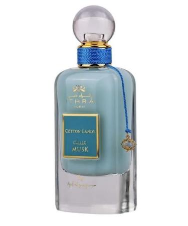 Ard Al Zaafaran Ithra Dubai Cotton Candy Musk Eau De Parfum Spray for Women 3.4 Ounce