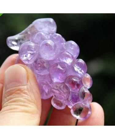 2.56" Amethyst Rock Natural Quartz Crystal Grape Carved 62g JZIGTDEM - Buy Online on GoSupps.com