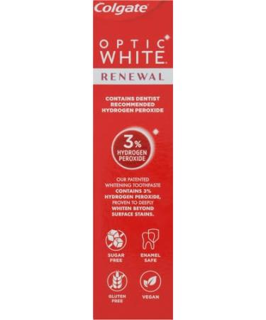Colgate Optic White Renewal Enamel Strength Teeth Whitening Toothpaste - 3 Oz | Buy Internationally - Buy Online on GoSupps.com
