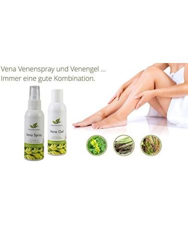 Naturprodukte Schwarz Vena Leg & Vein Gel - 150 ml with Sweet Clover & Horse Chestnut - International Shipping Available - Buy Online on GoSupps.com