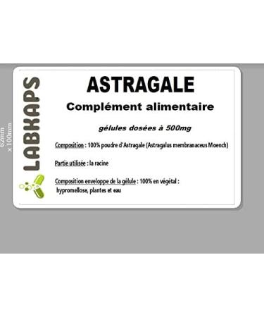 Astragalus 200 capsules with a dosage of 500mg - food supplement - Buy Online on GoSupps.com