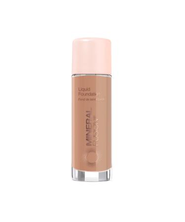Mineral Fusion Liquid Foundation Warm 3 - 1 Fl Oz | Natural Coverage & Eco-Friendly - Buy Online on GoSupps.com