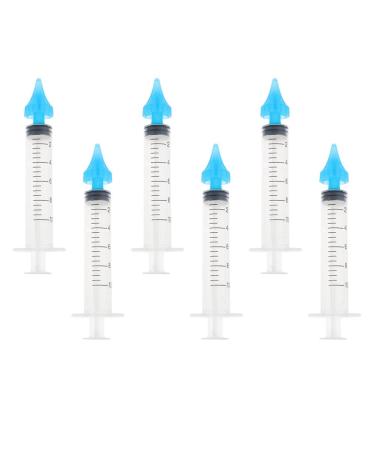 FOMIYES Cleaning Tools Cleaning Tools 6Pcs Ear Wax Removal Ear Wax Cleaner Tip Ear Wax Flusher Tool Nasal Aspirator for Home Salon 10ml Ear Cleaning Tool Ear Cleaning Tool