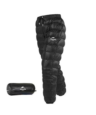 Men Women Pants Winter Warm Packable Compression Snow Trousers Windproof Water-Resistant Outdoor Camping Pants Storage Bag X-Large
