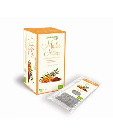 Regina di Fiori Regina di Fiori Organic | Infuse and Herbal Tea for Your Day | Madre Natura Herbal Protection Tea with Carrying Herbs and Essential Oils | 90 Filters in 6 Packs of 15 Filters One
