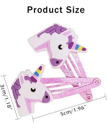 Gifts & Goodies 10 Unicorn Hair Clips Kids Girl Hair Accessories Hairclips Hair Slides UK Seller - Buy Online on GoSupps.com