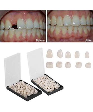 100PCs Temporary Tooth Crown Set | Provisional Anterior & Molar Crowns | Durable Tooth Care Solutions for Front & Back Teeth - Buy Online on GoSupps.com