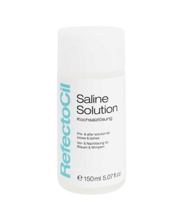 RefectoCil S rum physiologique/Solution saline de 150 ml pour d graisser en profondeur avant une coloration ou un rehaussement des cils