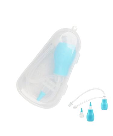 Baby Nasal Aspirator with Carry Case Infant Toddlers Nose Cleaner with Additional Tube Attachment Baby Suction Nose Cleaner for Newborns Toddlers