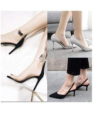 6 Pairs U-Shaped High Heel Non-Slip Tip Cap Protectors - Beige (2 Pairs Each for 8mm/9mm/10mm) | Shoe Repair Pads Cups for Noise Reduction - Buy Online on GoSupps.com