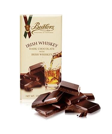 McLaughlin's Irish Shop Butlers Dark Chocolate with Irish Whiskey 90g Tablet