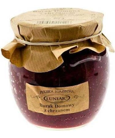 Homemade beets with horseradish 480 g Lunak