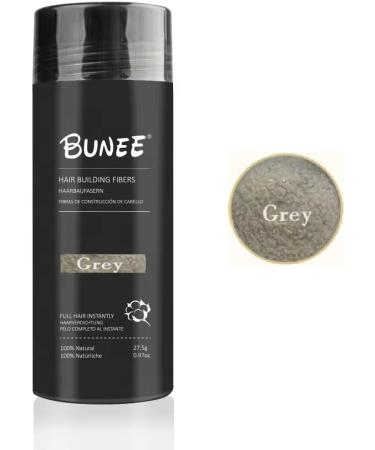 Bunee Hair fibers hair compaction powder 275 g volumizing for men and women hair fiber opaque 100 natural coverage black gray dark brown applicator gray 275 g 275 g 1er Pack gray - Buy Online on GoSupps.com