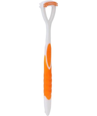 Buy Ergonomic Orange Tongue Scraper - Flexible Cleaner for Fresh Breath | International Shipping - Buy Online on GoSupps.com