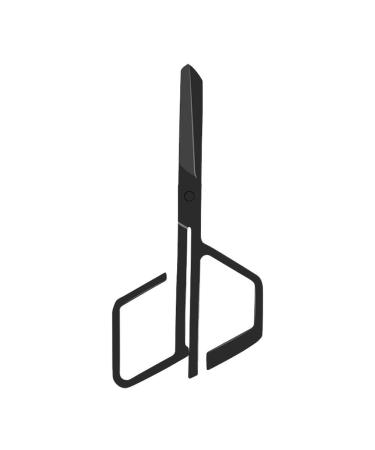 Nose Hair Beauty Nose Trimming Facial Hair Trimmer Rounded Facial Hair Remover Tool Nasal Hair Trimmer Stainless Steel Makeup Cosmetic Black