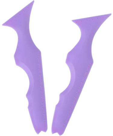 Ipetboom 4 Pcs Silicone Beauty Ruler Eyeliner Pencil Eyelash Guide Shield Eyebrow Guide Stencils Safety Mask - Buy Online on GoSupps.com