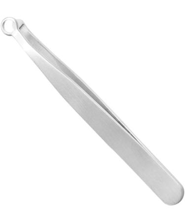 Milisten Eyelash Eyelash Stainless Steel Salon 320 Degree Pulling Angle Rounded Corners Beauty Product (Silver) Lash Lash Gland Forceps - Buy Online on GoSupps.com