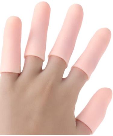 Gel Finger Cots - Finger Protector Sleeves for Trigger Finger Hand Eczema & Cracked Skin | Skin Tone Options Available - Shop Internationally - Buy Online on GoSupps.com